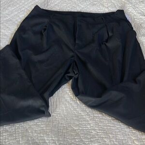 GAP Black Dress Pants Relaxed Fit pleated wide black 20